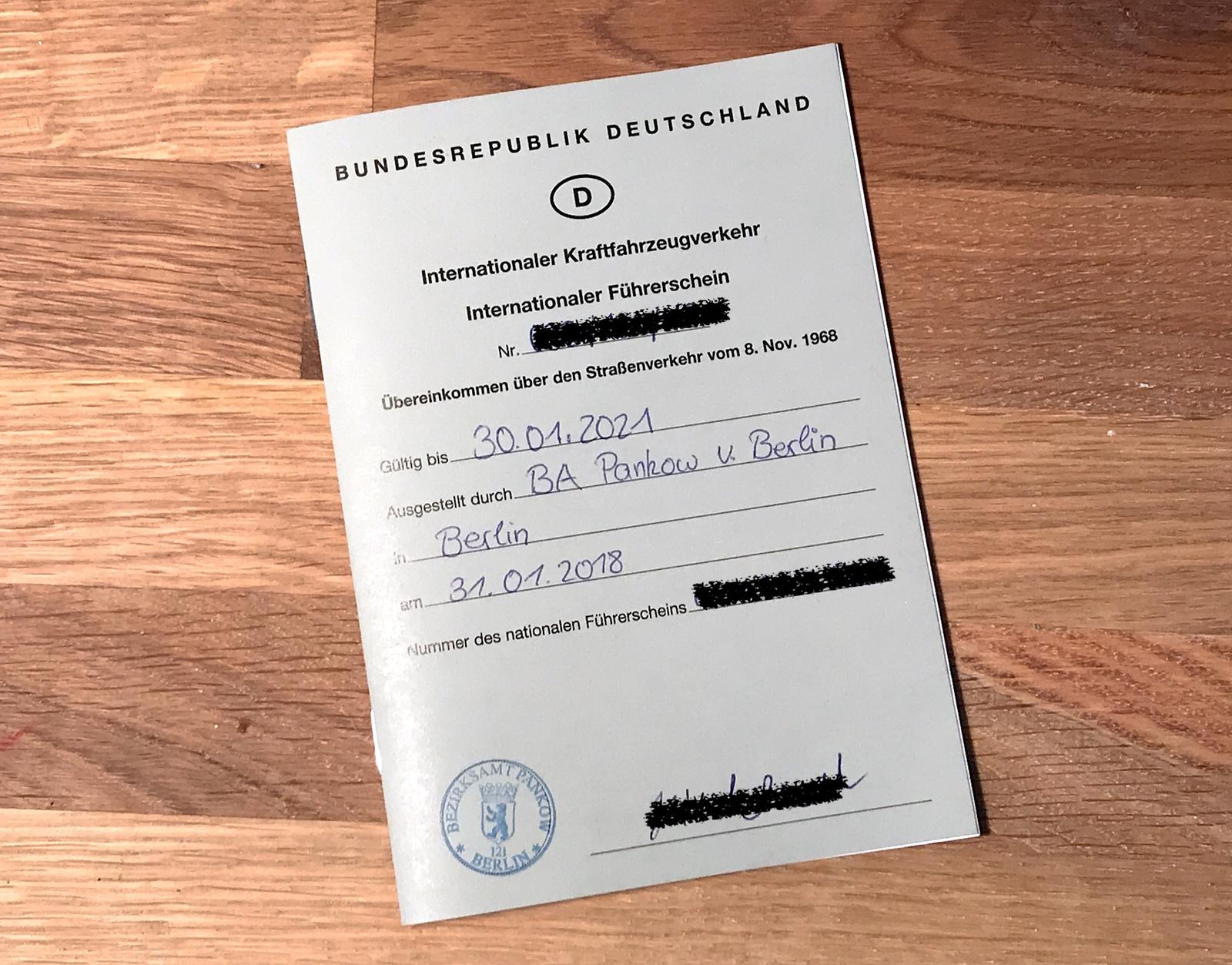 International Driving Permit