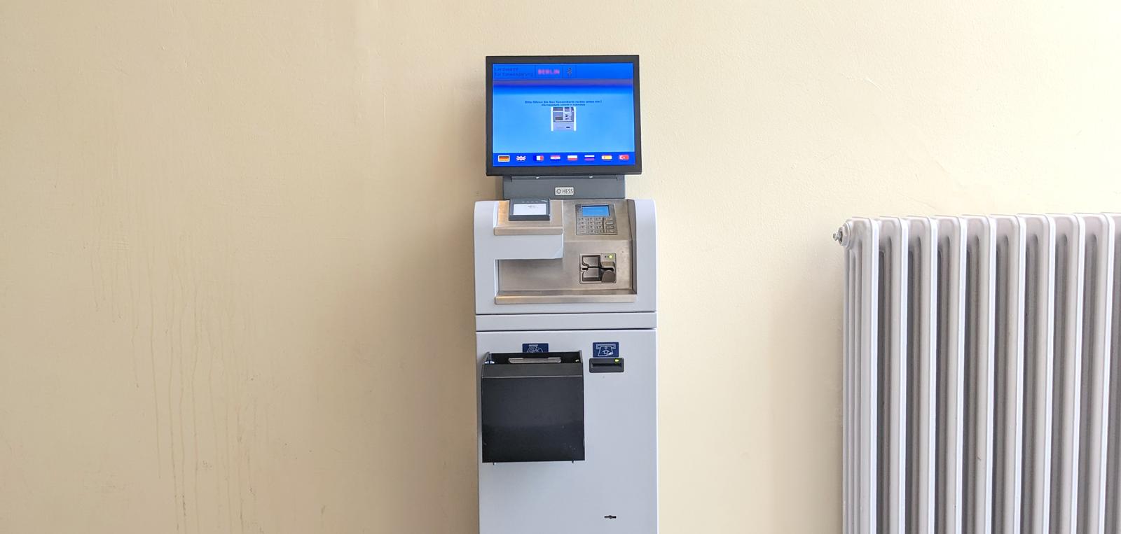 Ausländerbehörde Kassenautomat