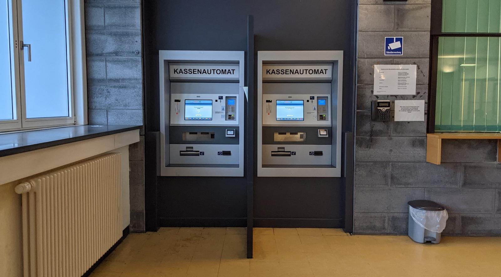 Ausländerbehörde Kassenautomat