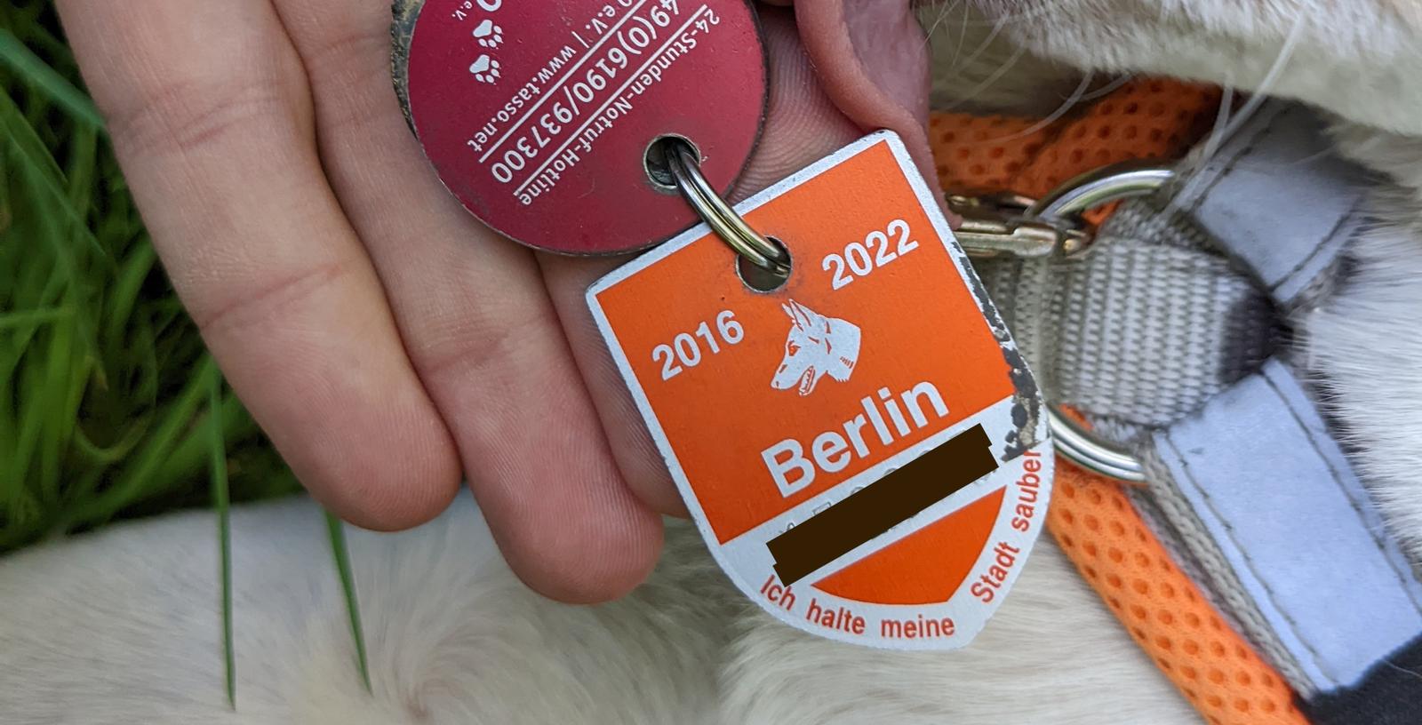 Berlin Hundesteuermarke