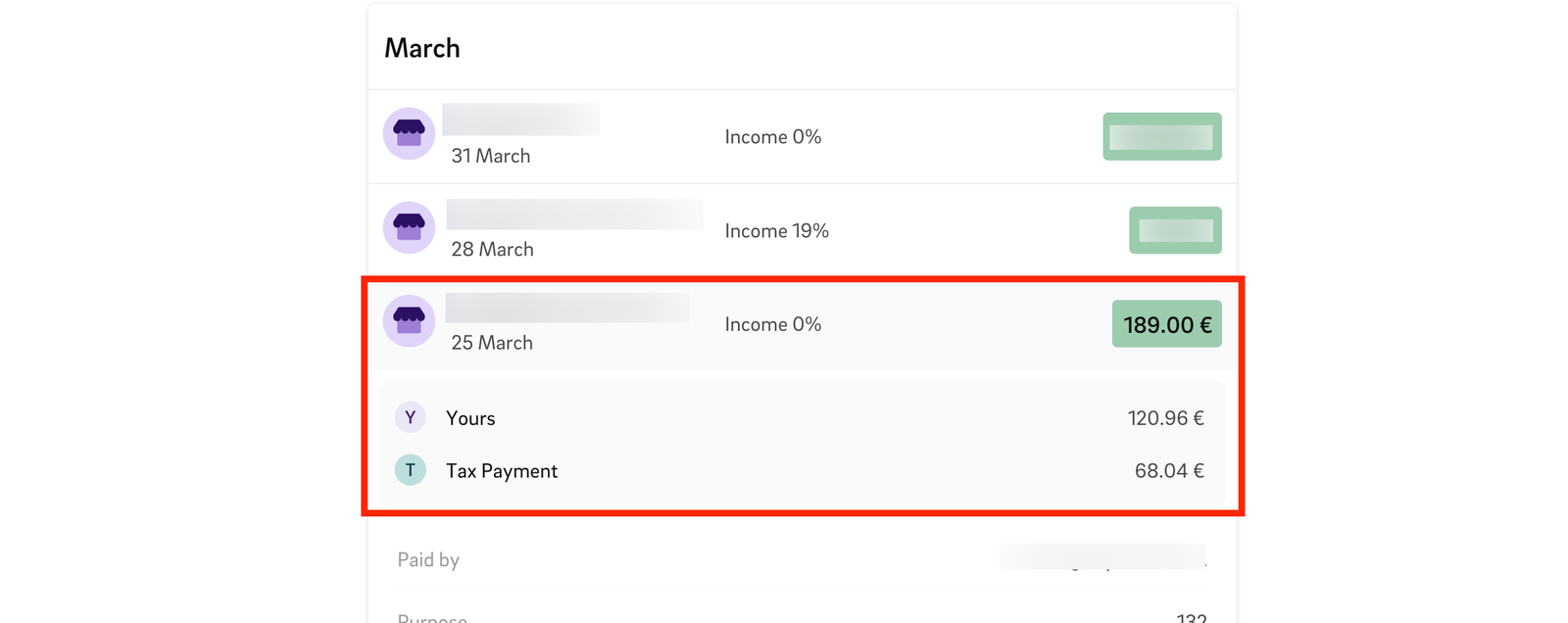 VAT and tax deductions in the Kontist app