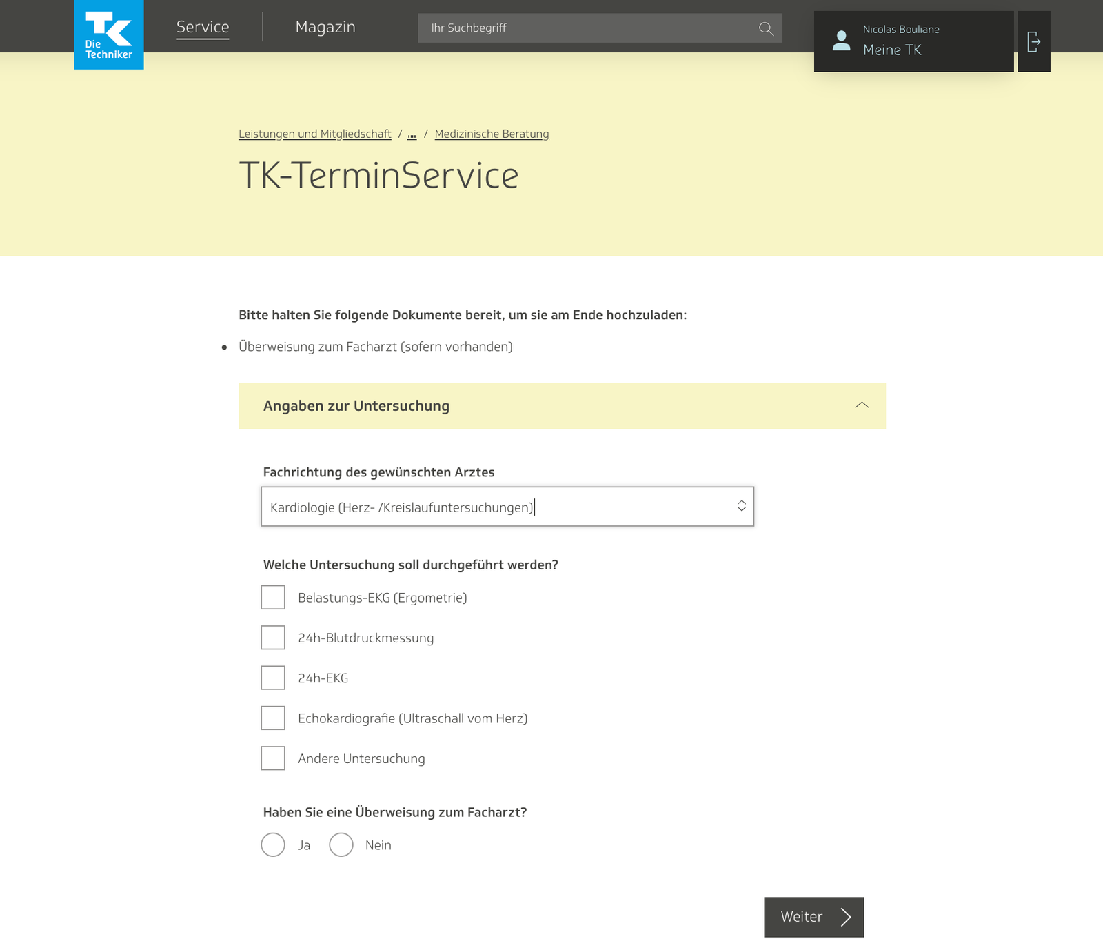 Techniker Krankenkasse Termin Service