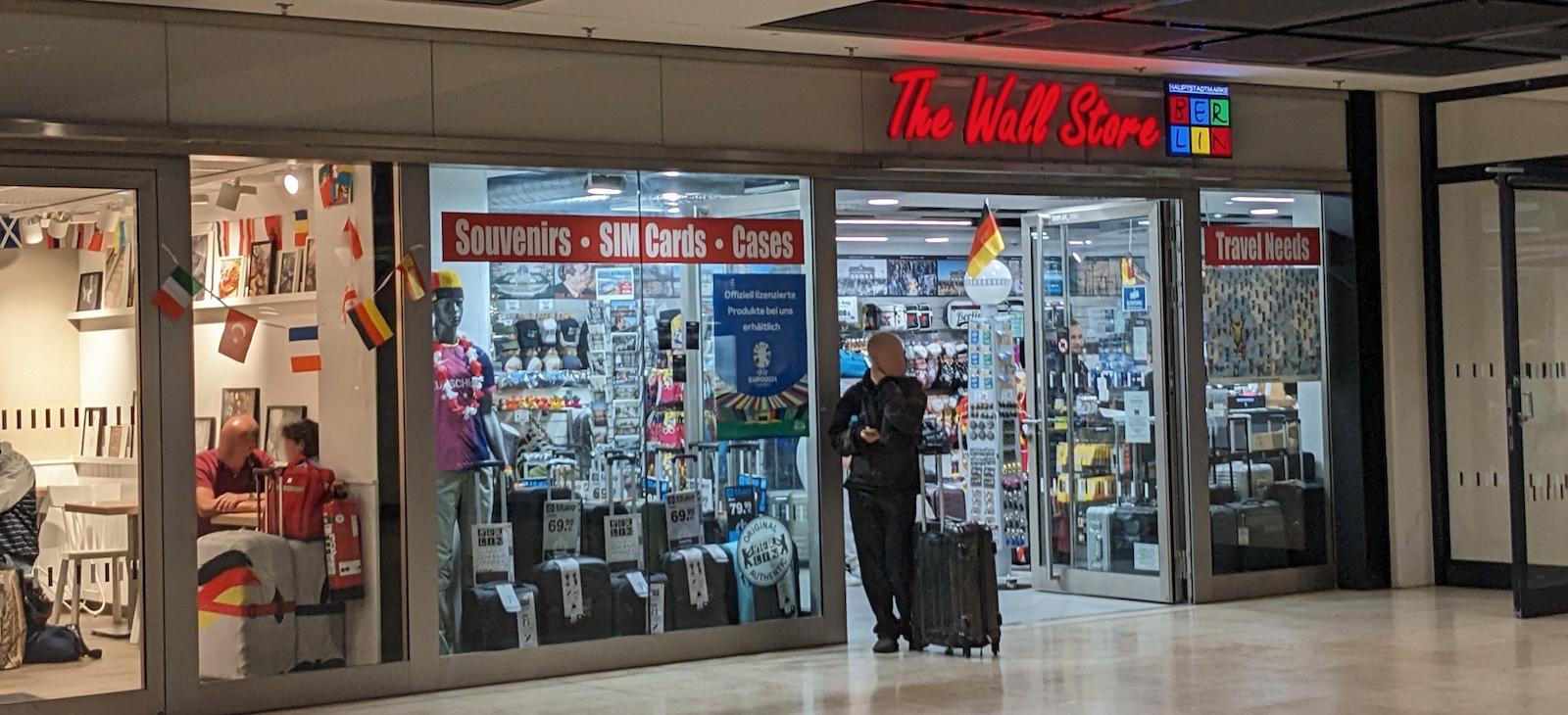 The Wall Store at Berlin airport